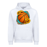 Western Basketball With Sunflower Urban Hoodie | Teevron