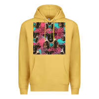 Antique Gold black sheep seamless pattern Premium Hoodie - HRA Design Shop