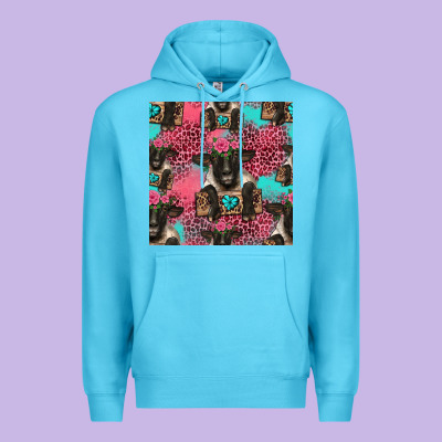 Black Sheep Seamless Pattern Premium Hoodie Designed By Hra Design Shop