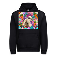 Black Easter Bunny tumbler Easter Day Urban Hoodie - Neo Western