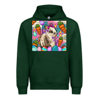 Forest Green Easter Bunny tumbler Easter Day Urban Hoodie - Neo Western