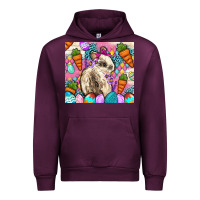 Mauve Wine Easter Bunny tumbler Easter Day Urban Hoodie - Neo Western