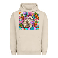 Pigment French Oak Easter Bunny tumbler Easter Day Urban Hoodie - Neo Western