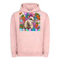 Pigment Salmon Easter Bunny tumbler Easter Day Urban Hoodie - Neo Western