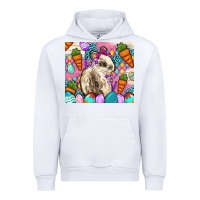 White Easter Bunny tumbler Easter Day Urban Hoodie - Neo Western