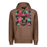 Chestnut black sheep seamless pattern Premium Hoodie - HRA Design Shop