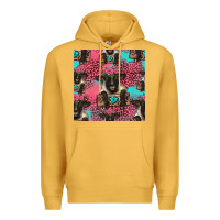 Mustard black sheep seamless pattern Premium Hoodie - HRA Design Shop