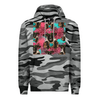 Slate Camo black sheep seamless pattern Premium Hoodie - HRA Design Shop