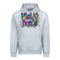 Heather Grey love need no words Urban Hoodie - SublimationCraftShop