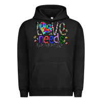 Pigment Black love need no words Urban Hoodie - SublimationCraftShop