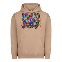 Pigment Burro love need no words Urban Hoodie - SublimationCraftShop