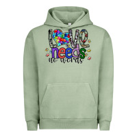 Pigment Oil Green love need no words Urban Hoodie - SublimationCraftShop