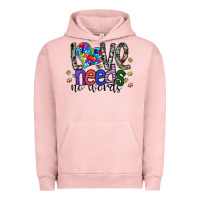 Pigment Salmon love need no words Urban Hoodie - SublimationCraftShop