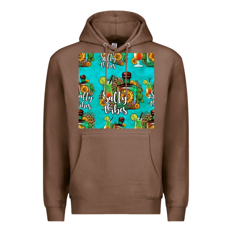 Salty Vibes Seamless Pattern Premium Hoodie by HRA Design Shop | Teevron