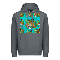 Rock salty vibes seamless pattern Premium Hoodie - HRA Design Shop
