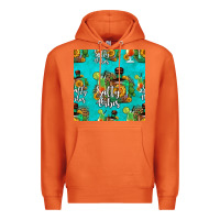 Carrot salty vibes seamless pattern Premium Hoodie - HRA Design Shop