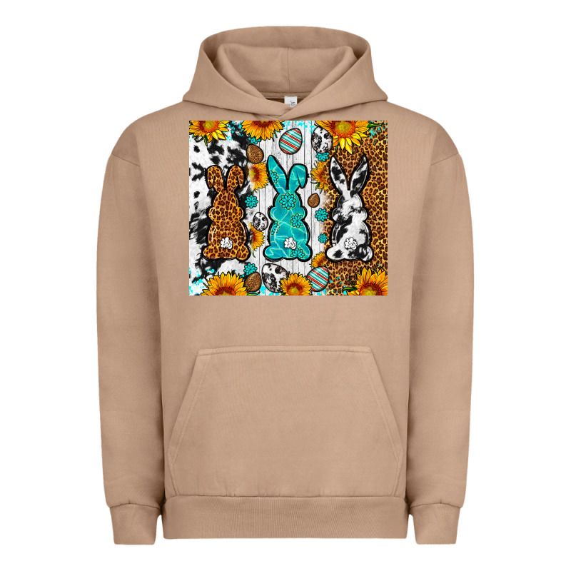 Easter Bunnies Leopard Cowhide Tumbler Easter Day Urban Hoodie by Neo Western | Teevron
