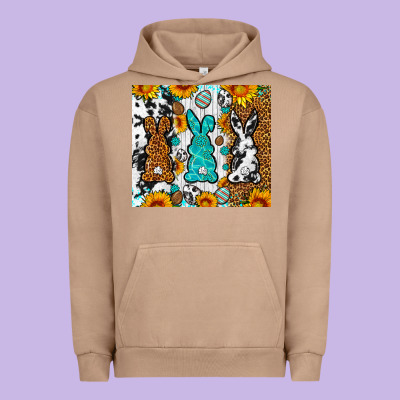 Easter Bunnies Leopard Cowhide Tumbler Easter Day Urban Hoodie Designed By Neo Western
