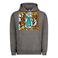 Pigment Tornado Easter bunnies leopard cowhide tumbler Easter Day Urban Hoodie - Neo Western