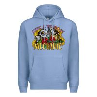 Colony Blue just a woman who loves her mechanic Premium Hoodie - SublimationCraftShop