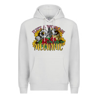 Dove Grey just a woman who loves her mechanic Premium Hoodie - SublimationCraftShop