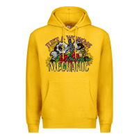 Lemon just a woman who loves her mechanic Premium Hoodie - SublimationCraftShop