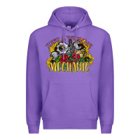 Purple just a woman who loves her mechanic Premium Hoodie - SublimationCraftShop
