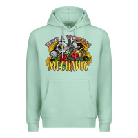Seafoam just a woman who loves her mechanic Premium Hoodie - SublimationCraftShop