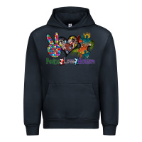 Navy peace love autism Urban Hoodie - SublimationCraftShop