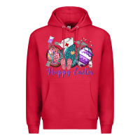 Cardinal happy easter eggs nurse n Premium Hoodie - Neo Western