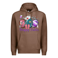 Chestnut happy easter eggs nurse n Premium Hoodie - Neo Western