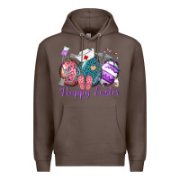 Coffee happy easter eggs nurse n Premium Hoodie - Neo Western