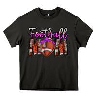 Asphalt Football Mom Heavy Core Tee - CowhideDigitalArt