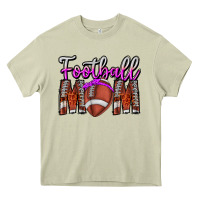 Mossy Football Mom Heavy Core Tee - CowhideDigitalArt