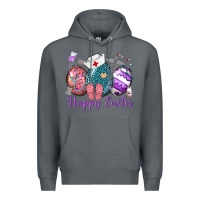 Rock happy easter eggs nurse n Premium Hoodie - Neo Western