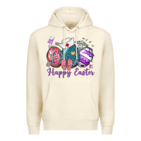Sandshell happy easter eggs nurse n Premium Hoodie - Neo Western