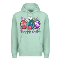Seafoam happy easter eggs nurse n Premium Hoodie - Neo Western