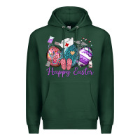 Sports Green happy easter eggs nurse n Premium Hoodie - Neo Western