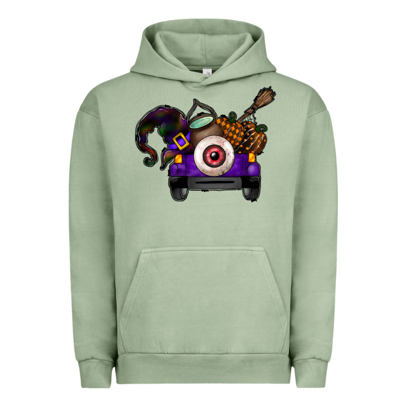 Halloween Truck Urban Hoodie by CowhideDigitalArt | Teevron