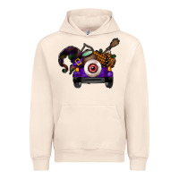 Sandshell Halloween Truck Urban Hoodie - CowhideDigitalArt