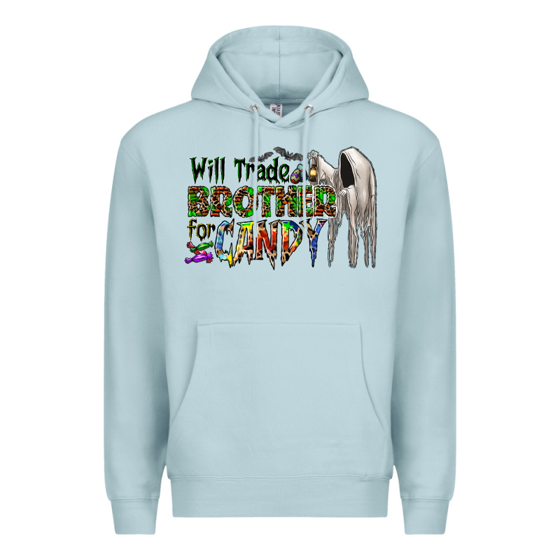 Will Trade Brother For Candy Premium Hoodie by CowhideDigitalArt | Teevron