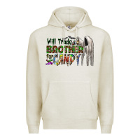 Oatmeal Heather will trade brother for candy Premium Hoodie - CowhideDigitalArt