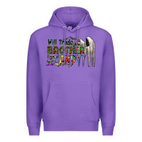 Purple will trade brother for candy Premium Hoodie - CowhideDigitalArt