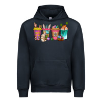 Navy Easter coffee drinks Easter Day Urban Hoodie - Neo Western