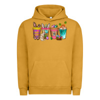 Pigment Peanut Butter Easter coffee drinks Easter Day Urban Hoodie - Neo Western