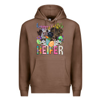 Chestnut happy easter heifer Premium Hoodie - Neo Western