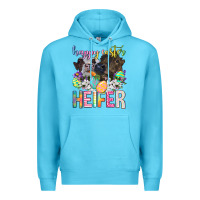 Ocean Blue happy easter heifer Premium Hoodie - Neo Western