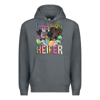 Rock happy easter heifer Premium Hoodie - Neo Western