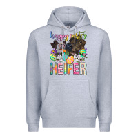Heather Grey happy easter heifer Premium Hoodie - Neo Western
