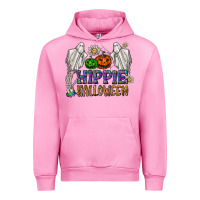 Fuchsia Pink hippie halloween Urban Hoodie - CowhideDigitalArt